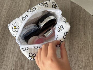 miffy お花のキルティングポーチ 大小2個セット