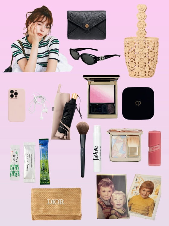 何を持ち歩いてる？人気モデル「八木アリサ」のバッグの中身と推しを大公開♡