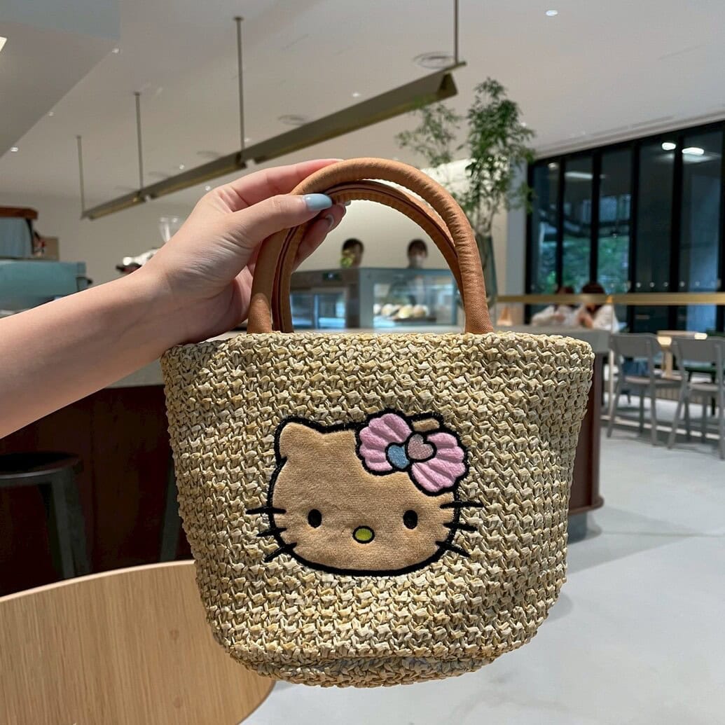 HELLO KITTY [ハローキティ] かごバッグ summer shell ver.