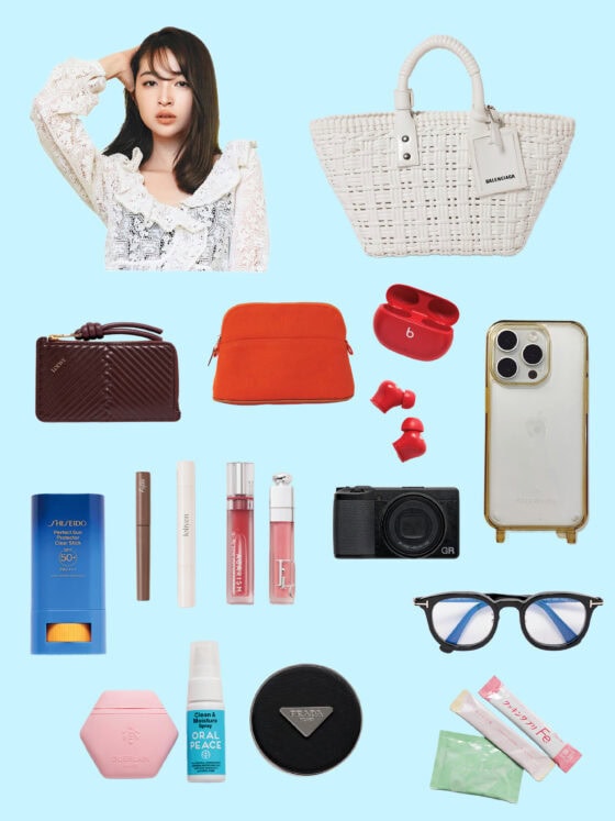 モデル・上西星来のバッグの中身を全部見せ♡ プライベートでリアルに愛用しているものとは？