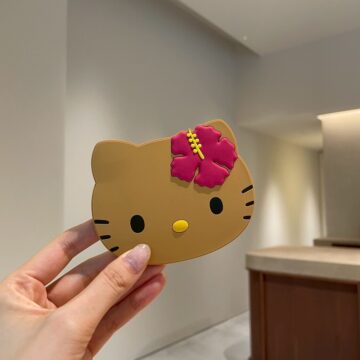 日焼け ハローキティ フェイスミラー