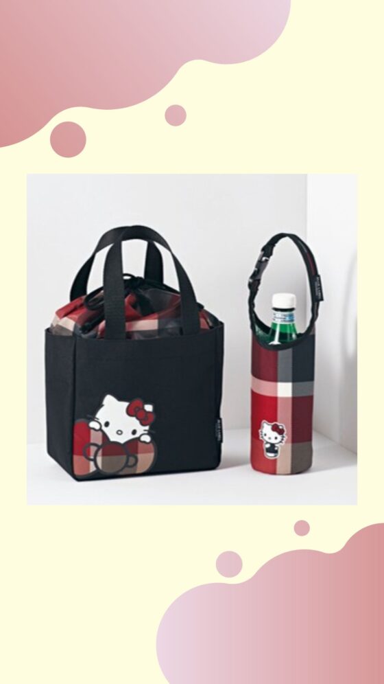 【付録】売り切れ必至！クレストブリッジ×ハローキティの巾着つきトート＆ペットボトルホルダーがかわいすぎ♡【スウィート10月号増刊】