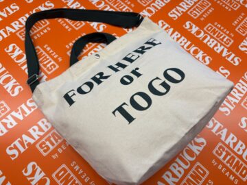 STARBUCKS STAND by BEAMS　キャンバス LOGO トート