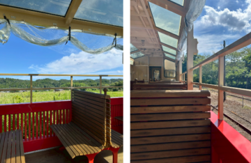 トロッコからの景色