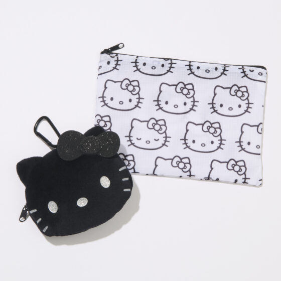 【付録】ハローキティが白黒に!? 大人かわいいポーチ2個セットは絶対買い♡【オトナミューズ1月号本誌】