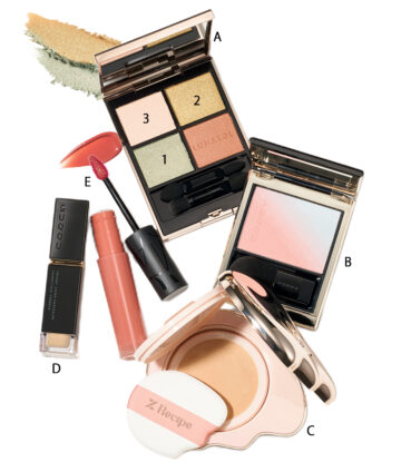 女子会メイクの使用アイテム