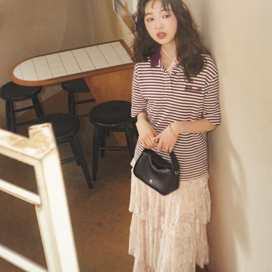 ロマンティックな「レースワンピ」はレイヤードで洒落る♡ 秋のお手本コーデ3選