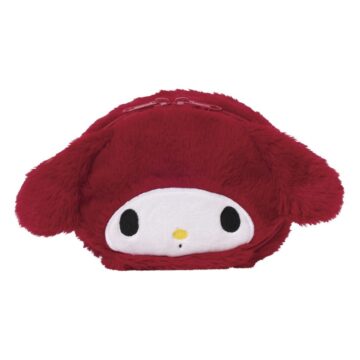 マイメロディ×ヘザー　フェイスファーポーチ