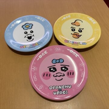 おぱんちゅうさぎ　んぽちゃむ　すし皿