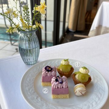 ぶどうと栗のパープルアフタヌーンティー～princess purple～