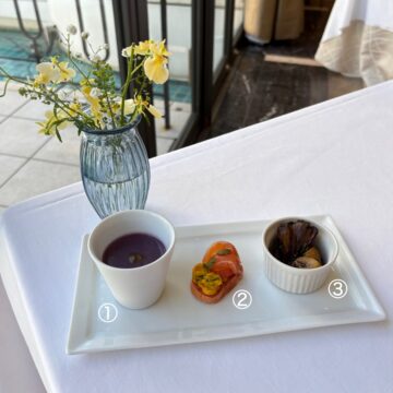 ぶどうと栗のパープルアフタヌーンティー～princess purple～