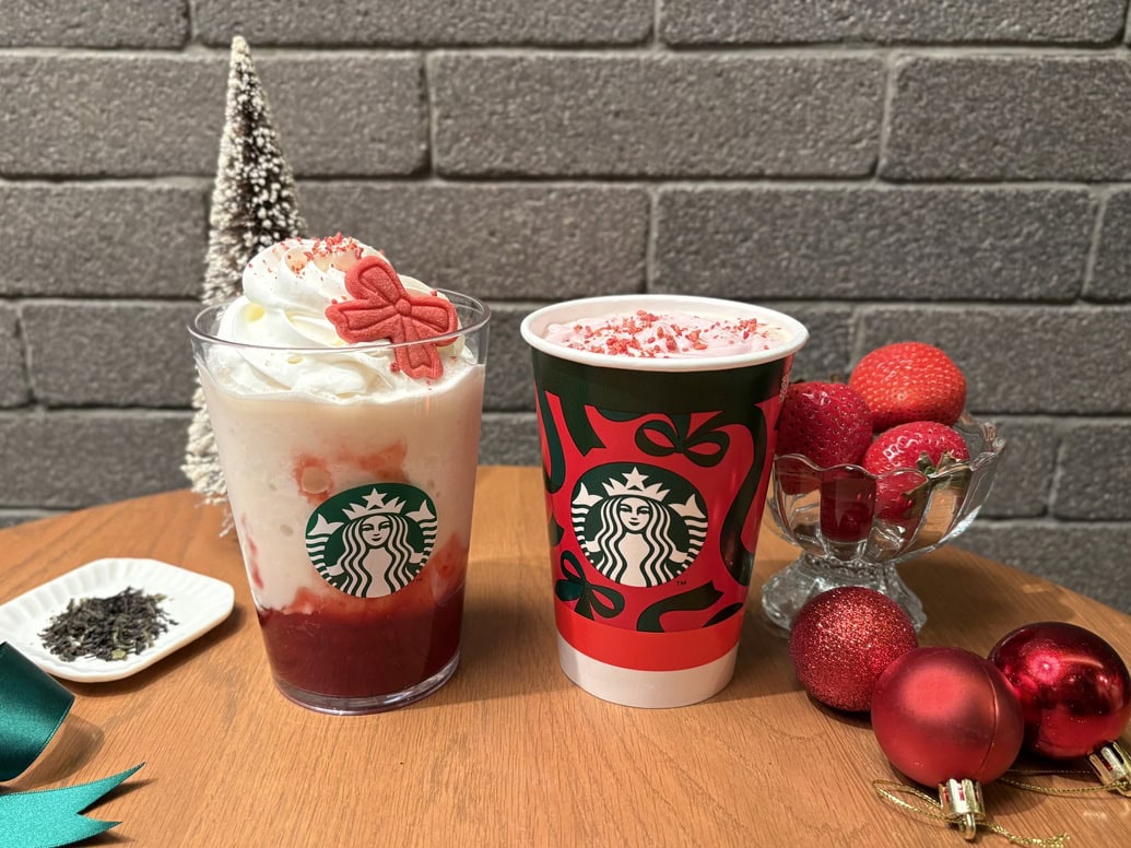 【スタバ新作レポ】ジョイフルメドレー推し集合♡ ホリデー限定ビバレッジ2種を飲み比べてみた！