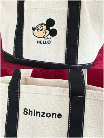 シンゾーン×ミッキーマウス 両A面トートバッグ