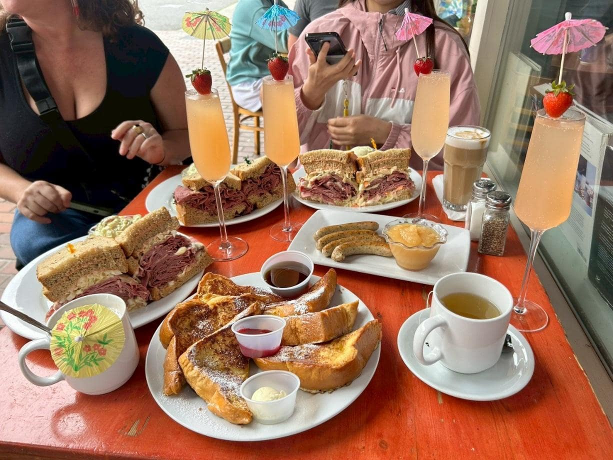 Gilbert’s on Mainでの食事