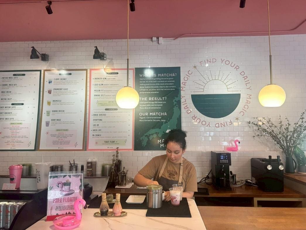 MATCHA MAGIC 店内