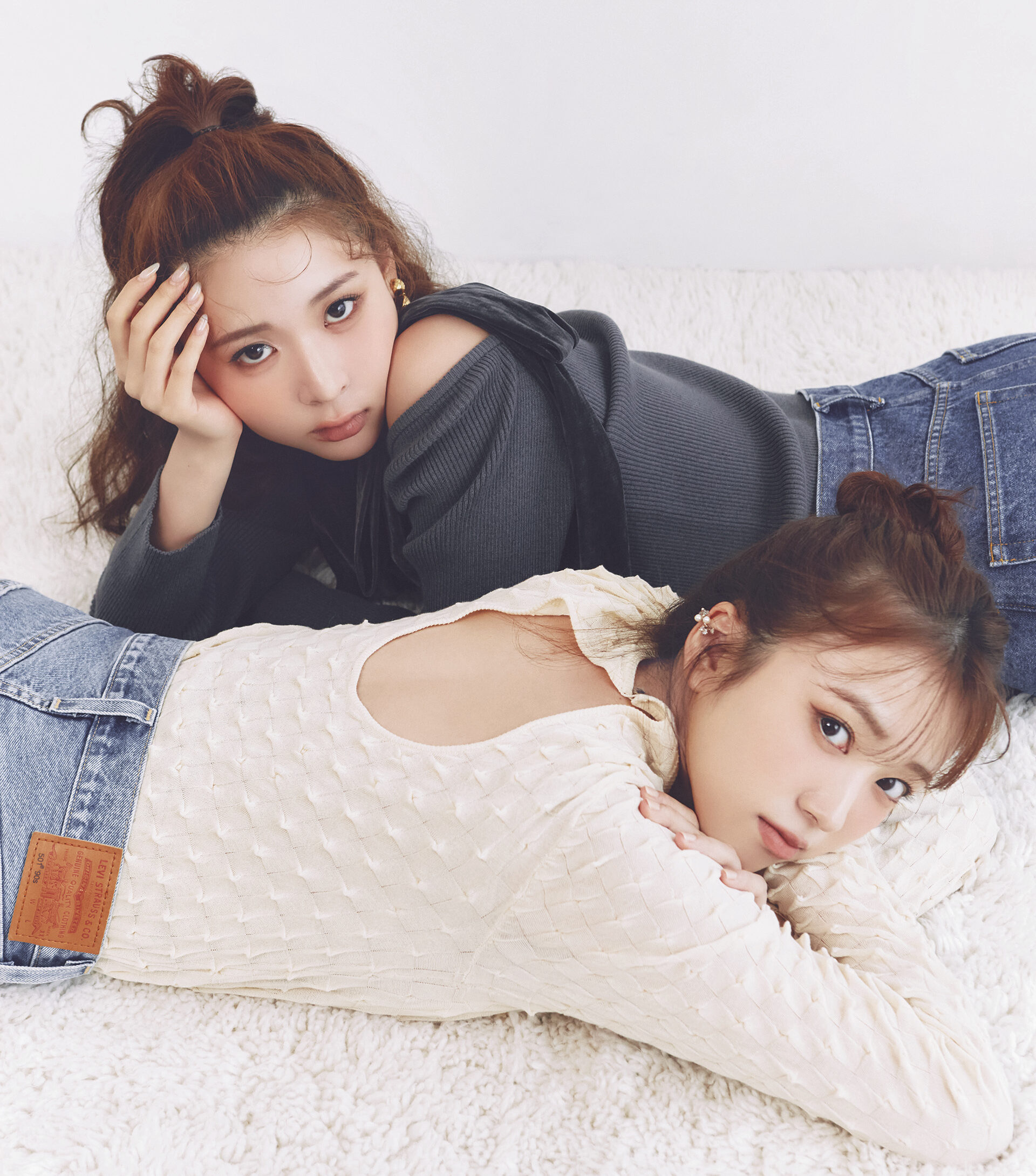 【ミチ×矢吹奈子】冬だって肌見せしたい♡ デニムとも相性抜群な「主役ニット」5選