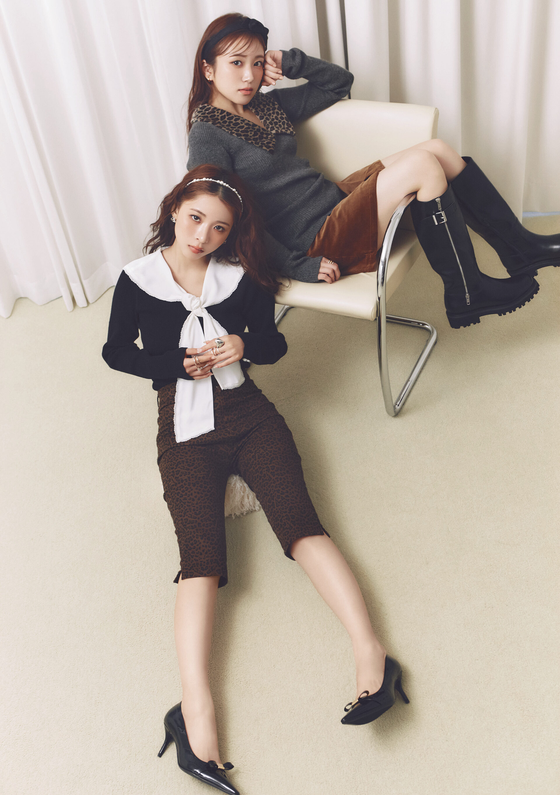 ミチと奈子 ニット