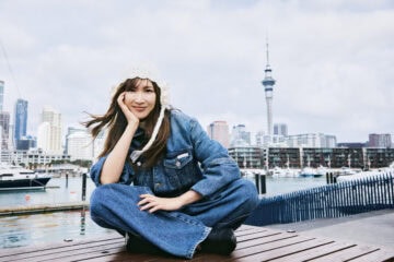 紗栄子　コート