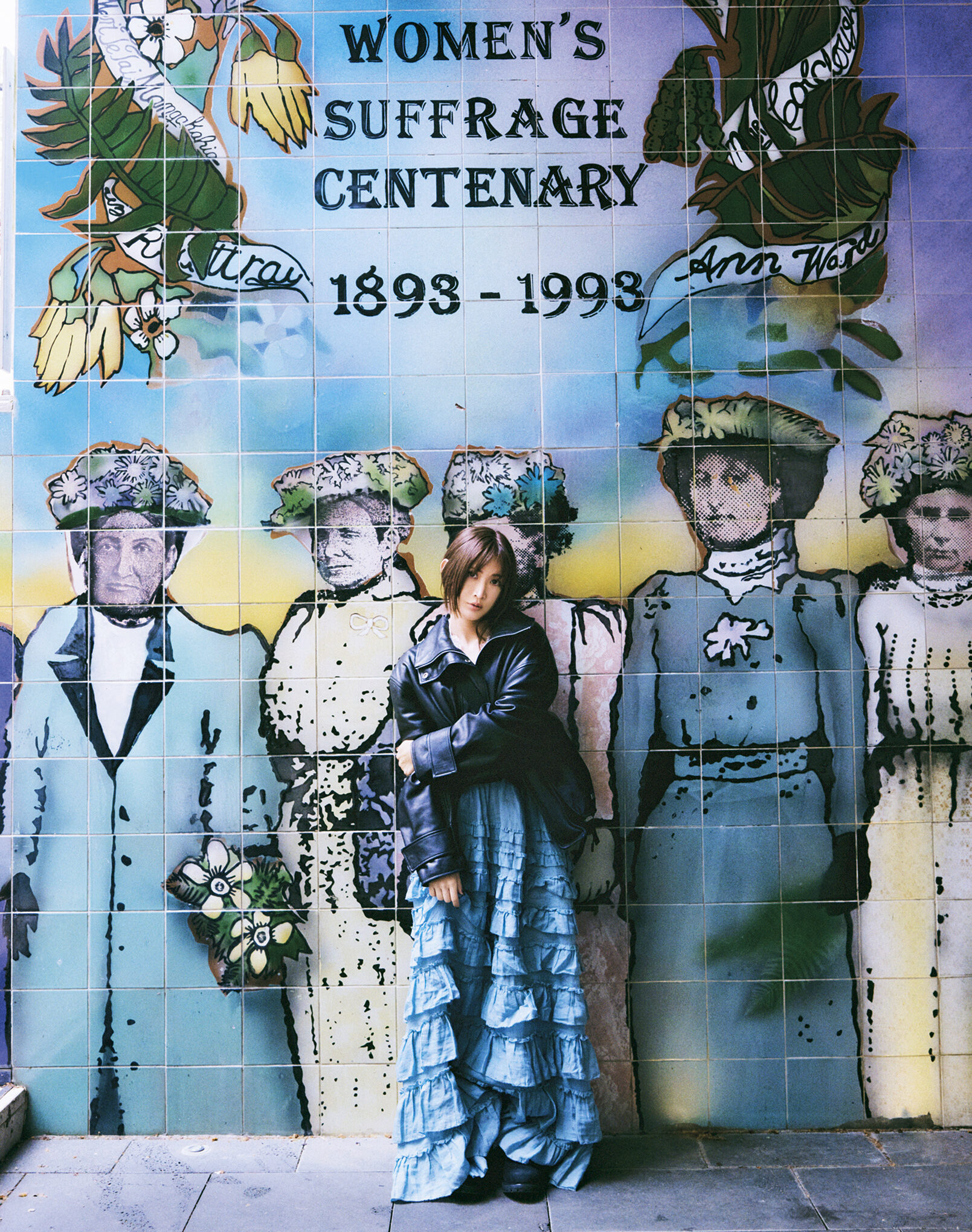 紗栄子　コート