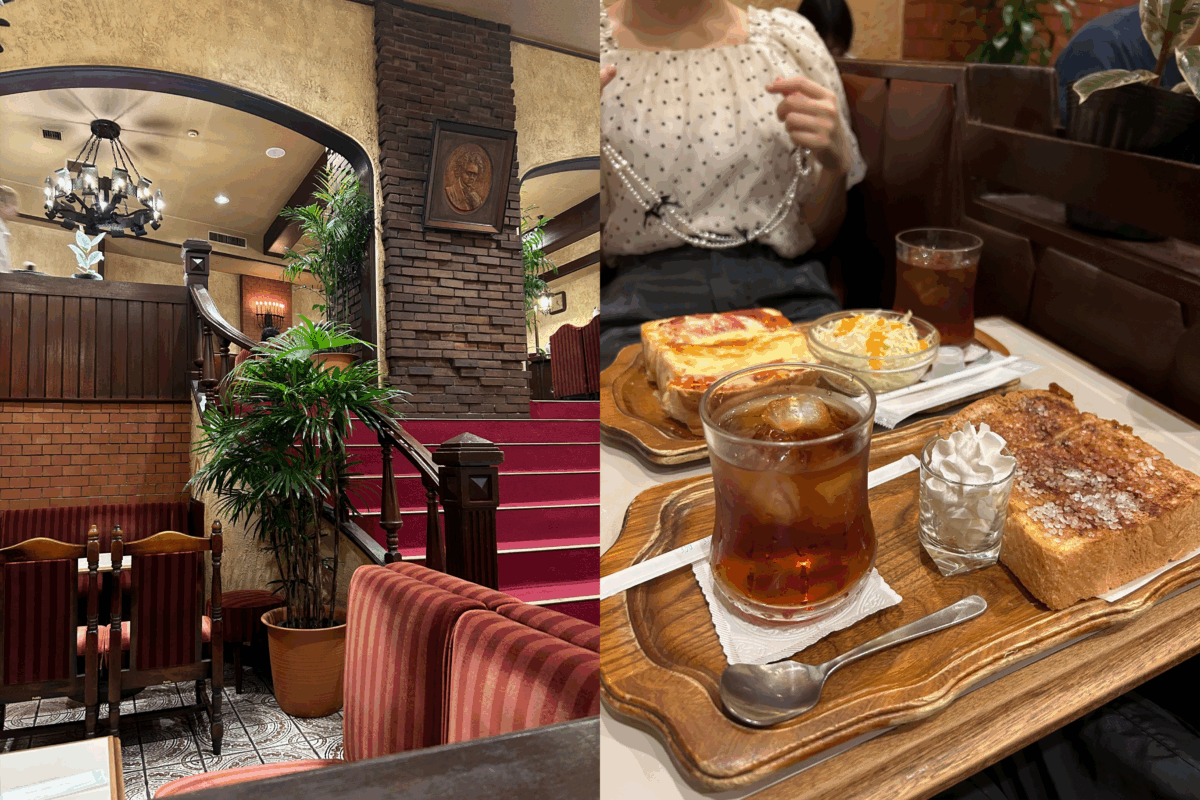 らんぶる　内装　食事