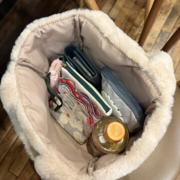 ジル バイ ジルスチュアート　ふわふわファーバッグ