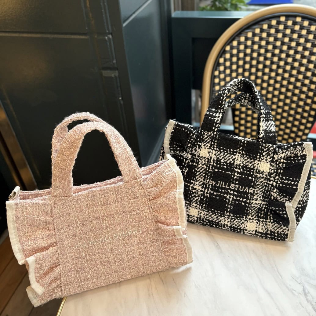 【付録レビュー】ツイードが上品で高見え♡「ジル バイ ジルスチュアート」のフリルトートバッグは完売前にゲットして！