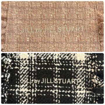 ジル バイ ジルスチュアート　ツイードフリルバッグ