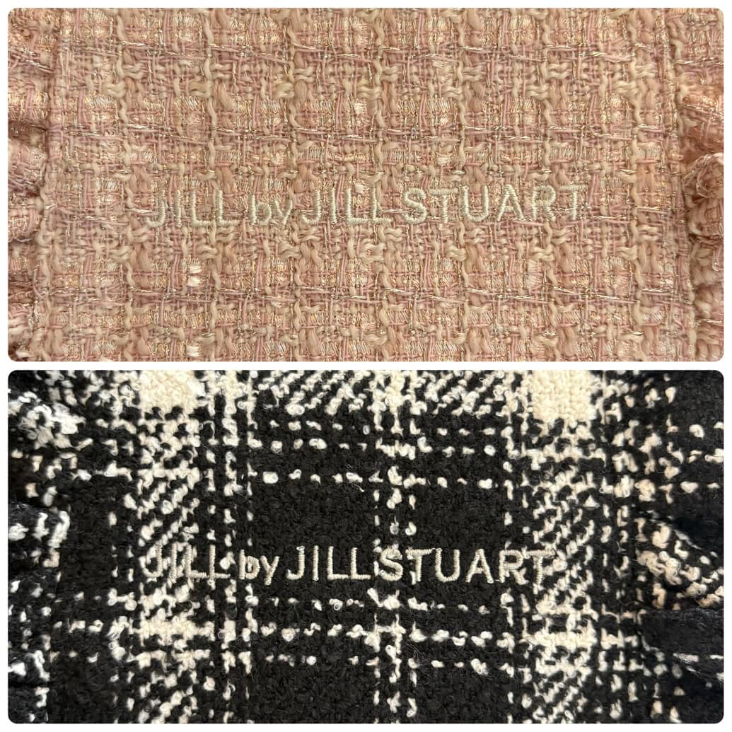 ジル バイ ジルスチュアート　ツイードフリルバッグ