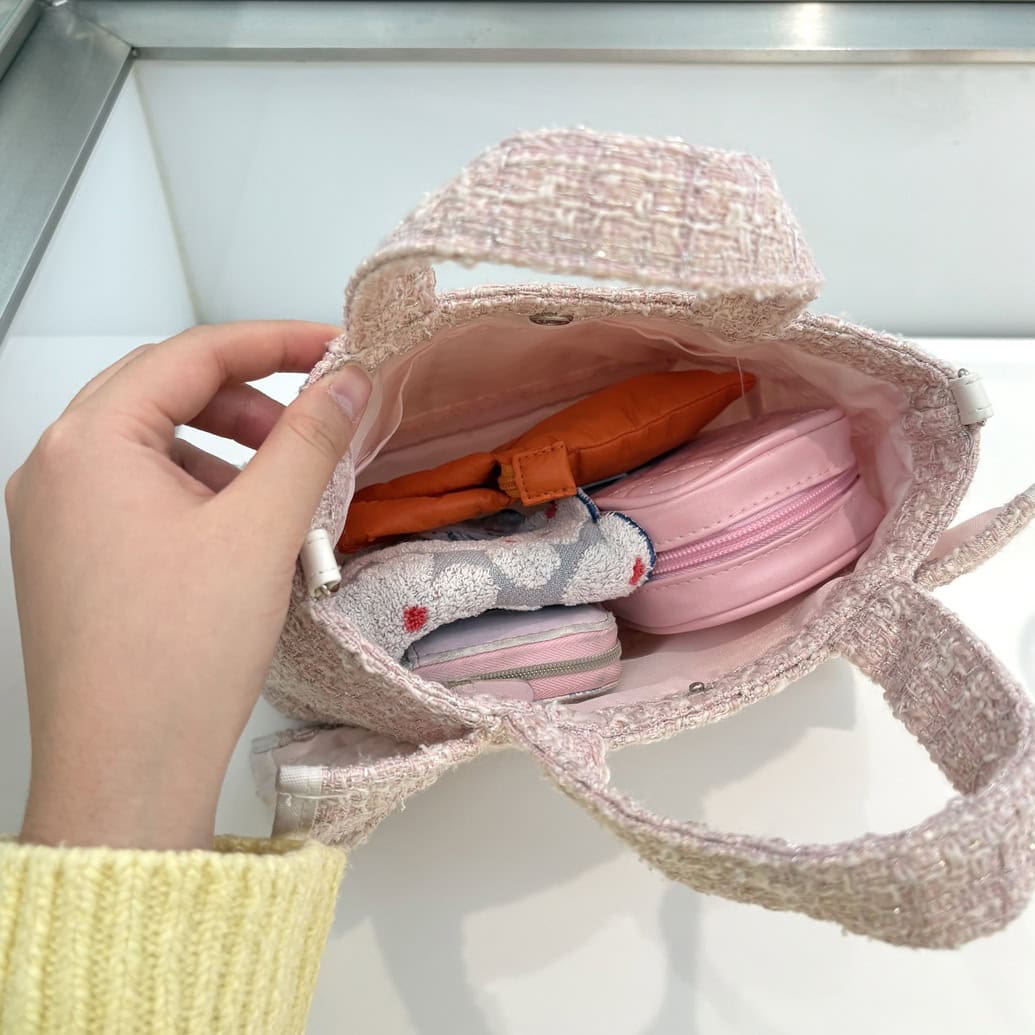 ジル バイ ジルスチュアート ツイードフリルバッグ