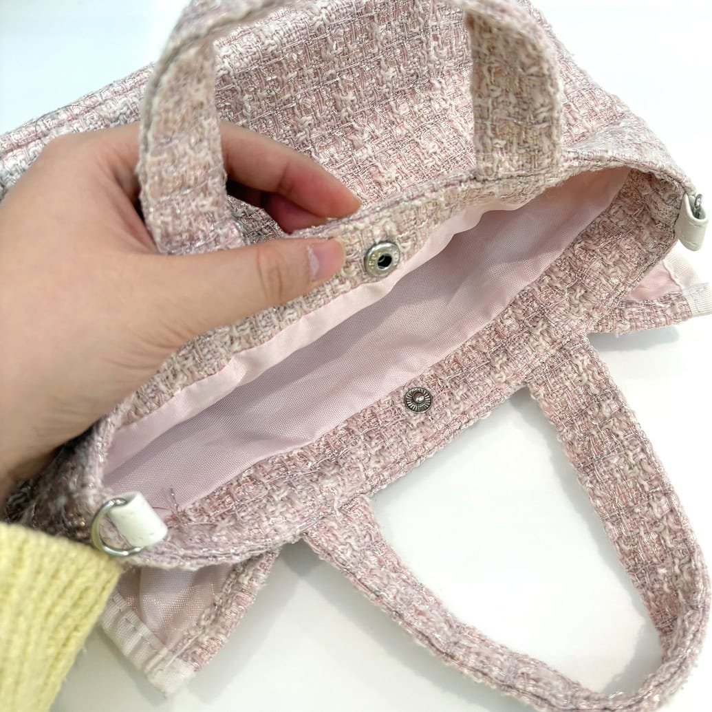 ジル バイ ジルスチュアート ツイードフリルバッグ