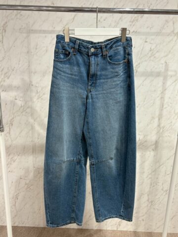 GU　バレルレッグジーンズ（丈標準71.0～75.0cm）