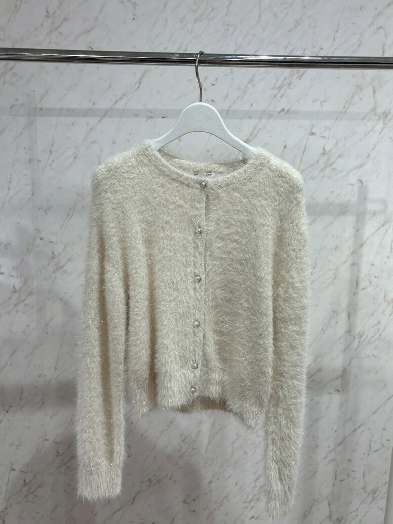 GU シャイニークルーネックカーディガンZ