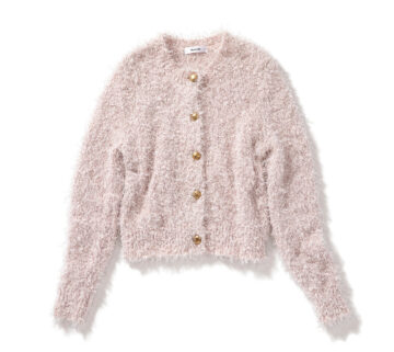 フェザーカーディガン