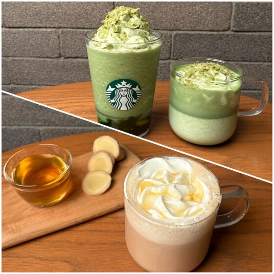 【スタバ新作】玉露抹茶フラペチーノ・ラテ・はちみつ生姜の3種を飲み比べ！イチ推しカスタムも♡