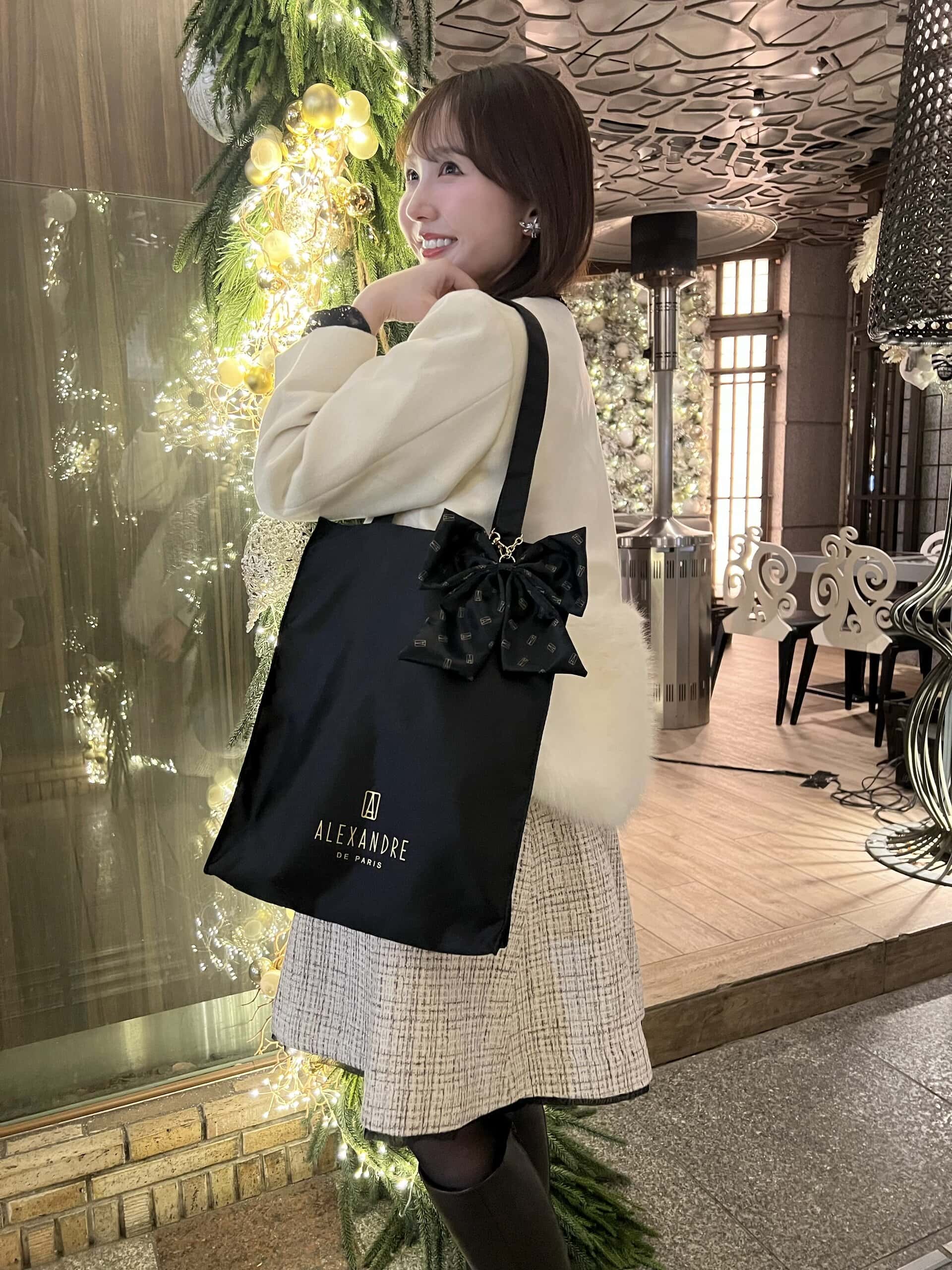 【付録レビュー】アレクサンドル ドゥ パリ付録が本気！サテン調トートバッグ＆リボンチャームを正直レポ♡