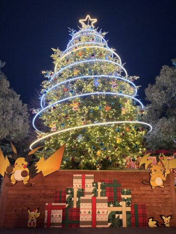 ピカピカ“ほうでん”ツリー