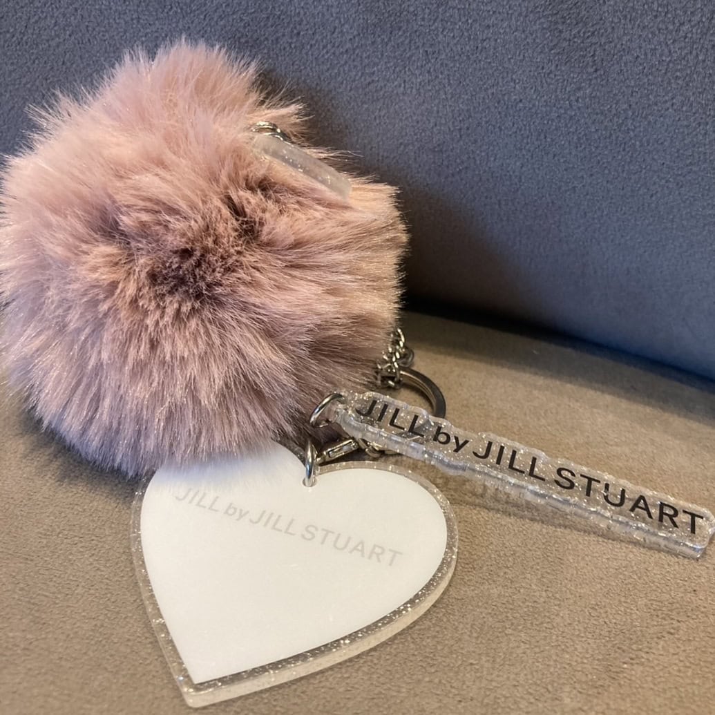 ジル バイ ジルスチュアート　ふわもこファー＆ロゴチャームセット