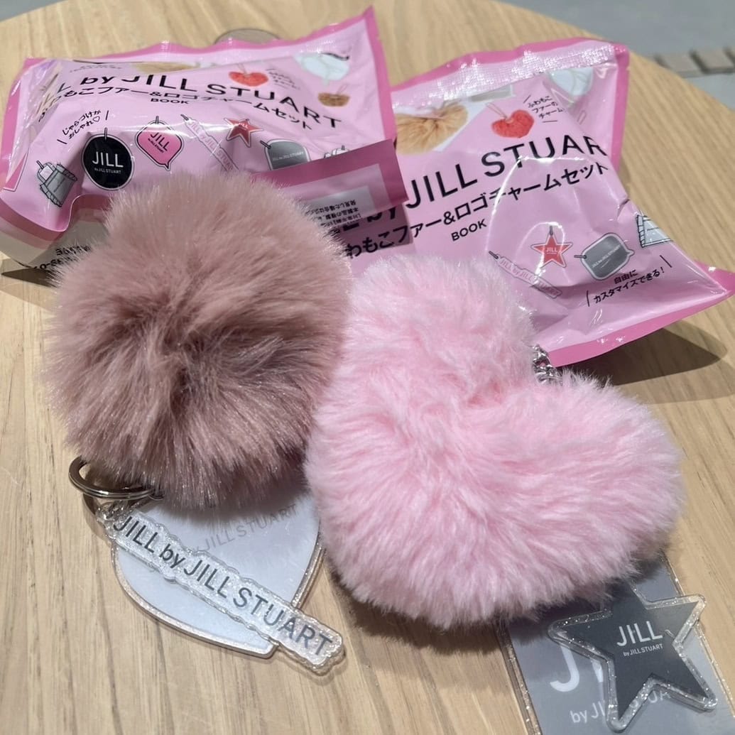ジル バイ ジルスチュアート ふわもこファー&ロゴチャームセット
