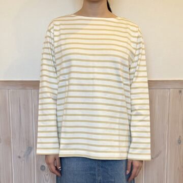 無印良品　婦人　太番手ボートネック長袖Ｔシャツ