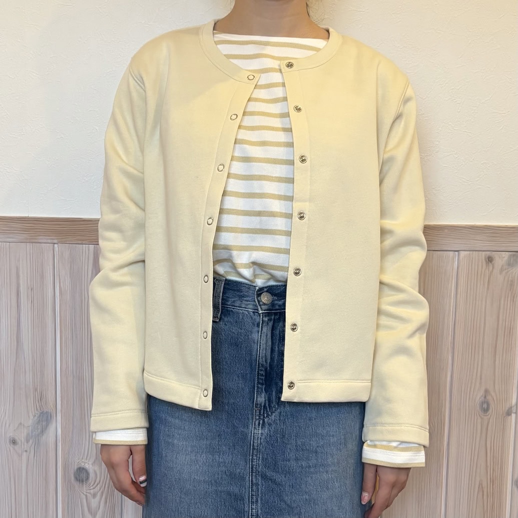 無印良品　婦人　スウェットカーディガン