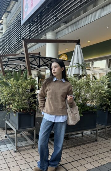 全身ユニクロコーデ