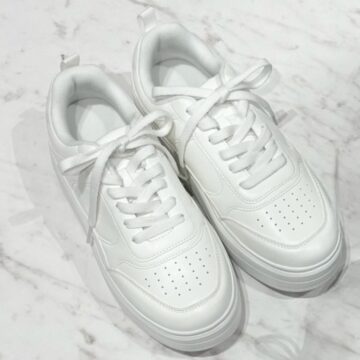 GU　ボリュームソールコートスニーカー