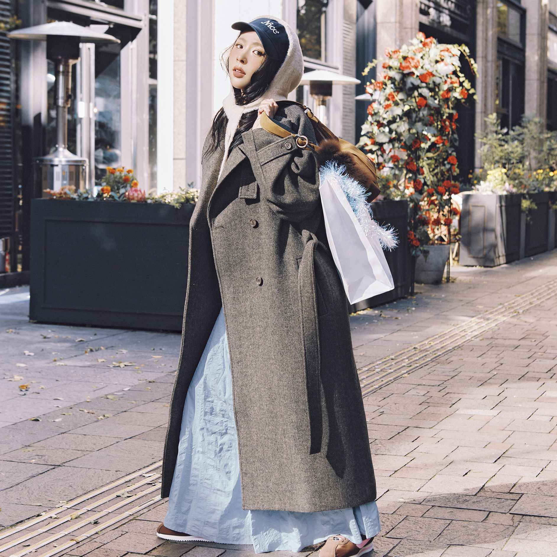 春まで着たい“キレイ色”♡ ドラマティックに映える「主役級ワンピース」で着回し3コーデ