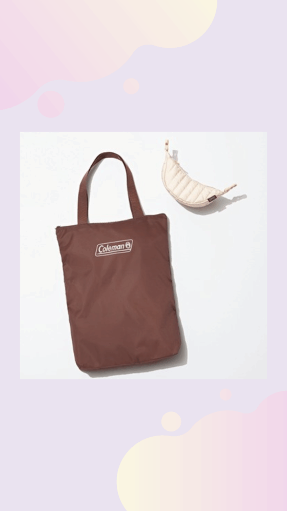 【付録】可愛くて機能性抜群！コールマンのジップつきトートバッグ&ポーチチャームは絶対欲しい♡【スウィート2月号】