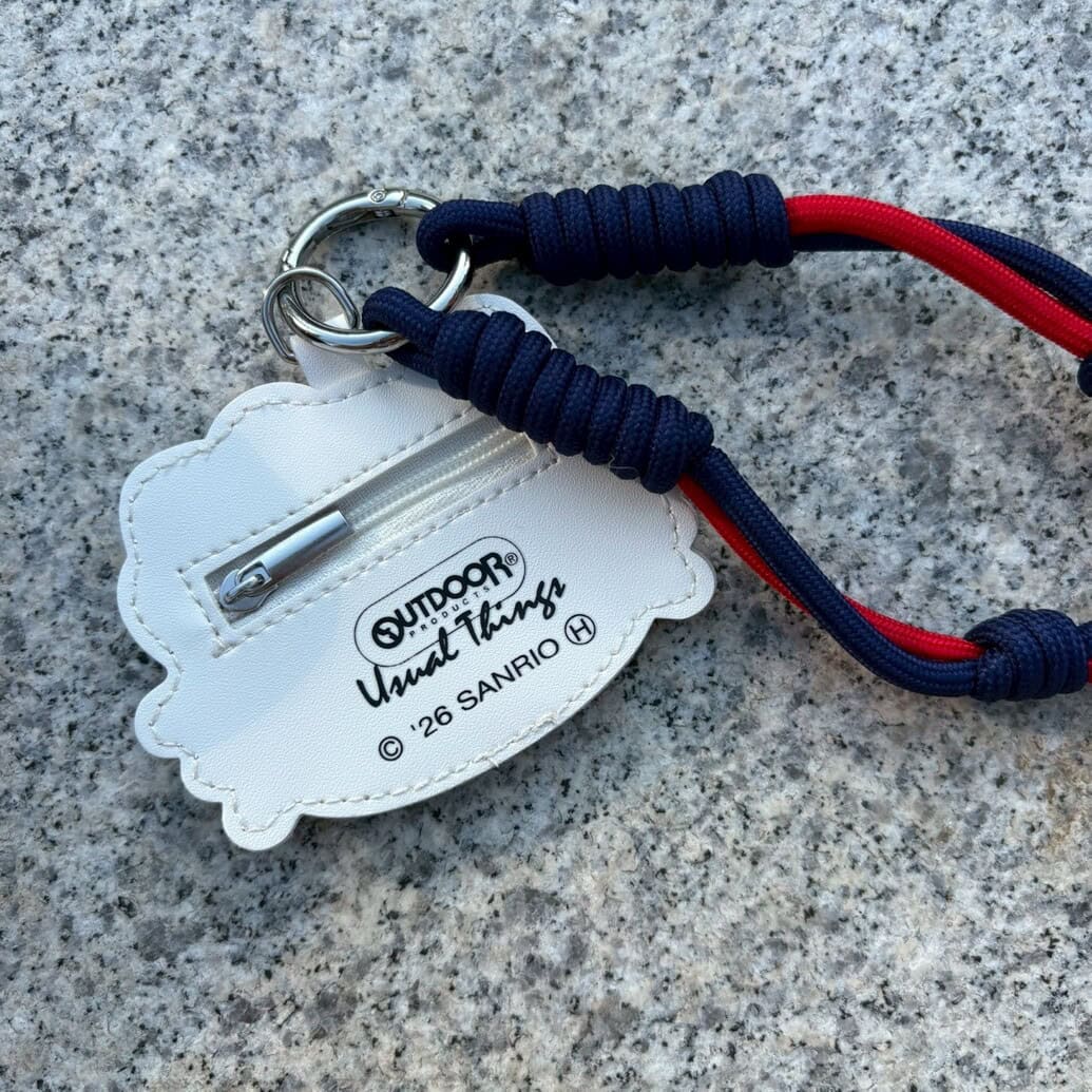 ハローキティ×アウトドアプロダクツ　顔形＆バッグ形 ポーチなチャームセット