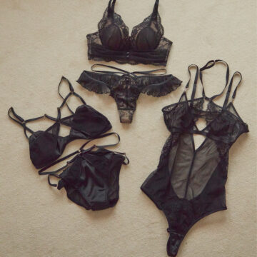 “ヌケ感”で差がつく♡ 女っぽが加速する「ブラックランジェリー」3選