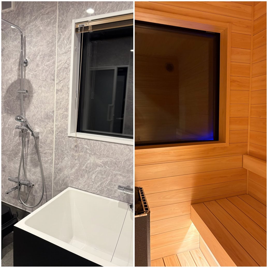 客室風呂＆サウナ