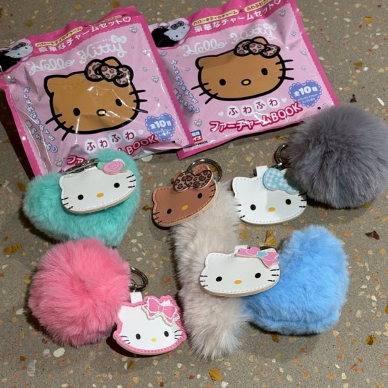【付録レビュー】ネットでは即完売！「ハローキティ」の豪華ファーチャームは見つけ次第ゲットして♡