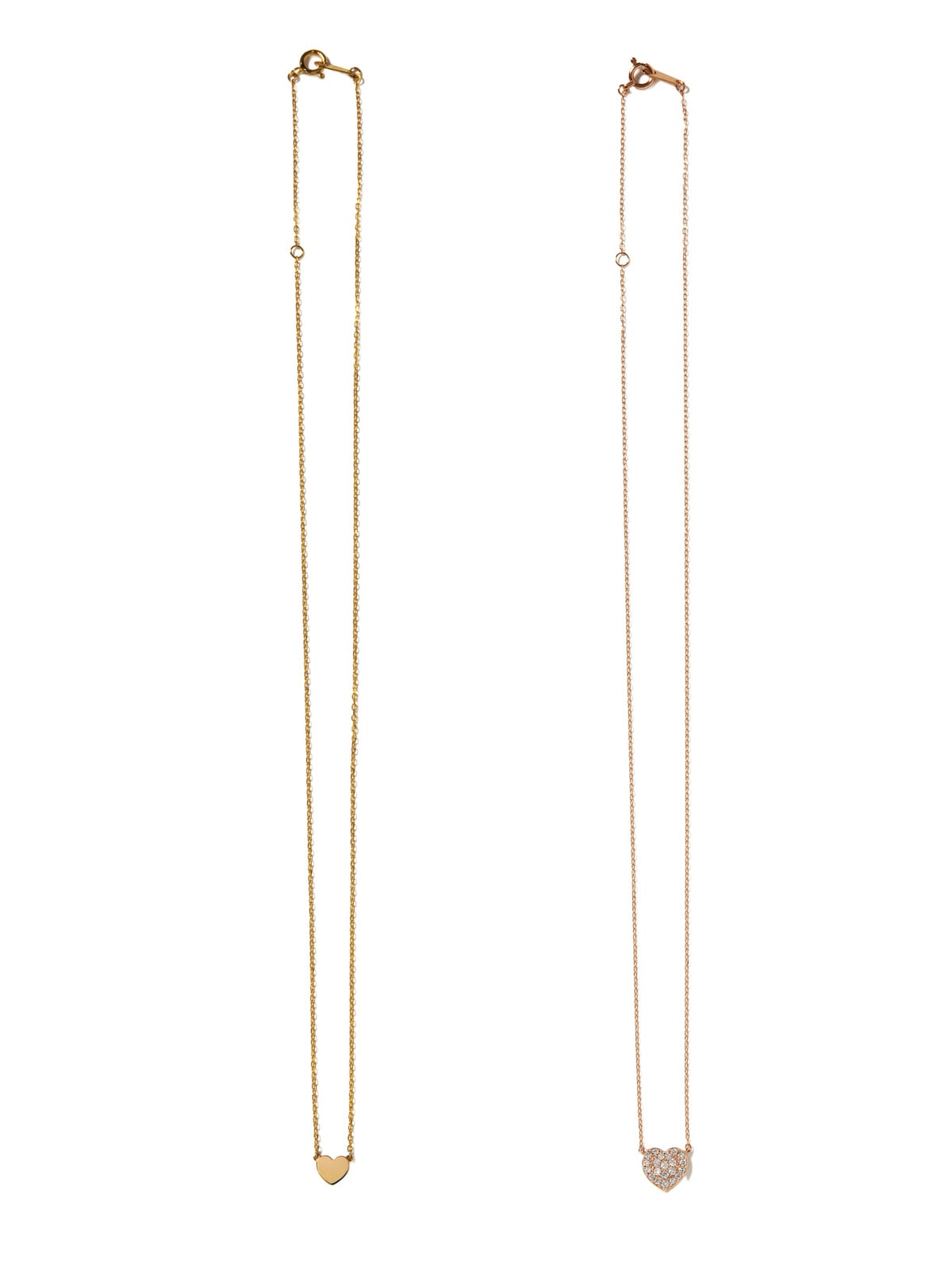 ジュエリーツツミのハートモチーフのネックレス