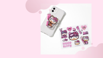 【付録】なにこれ可愛すぎ♡ “雪焼け”ハローキティのスマホグリップ＆ぷっくりシールは完売前にゲットして！【スウィート3月号増刊】 サムネイル